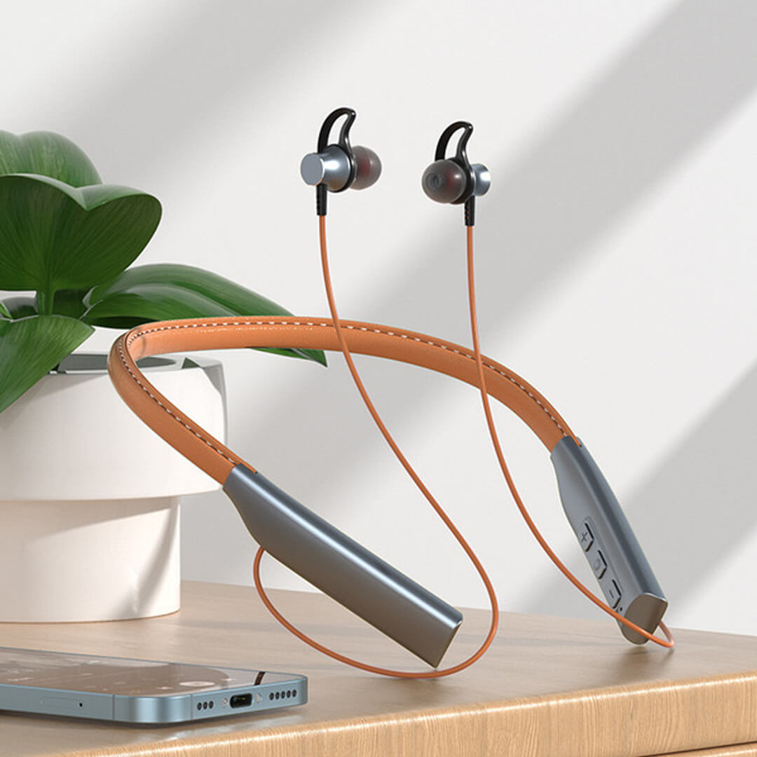Leather-Neckband-Brown