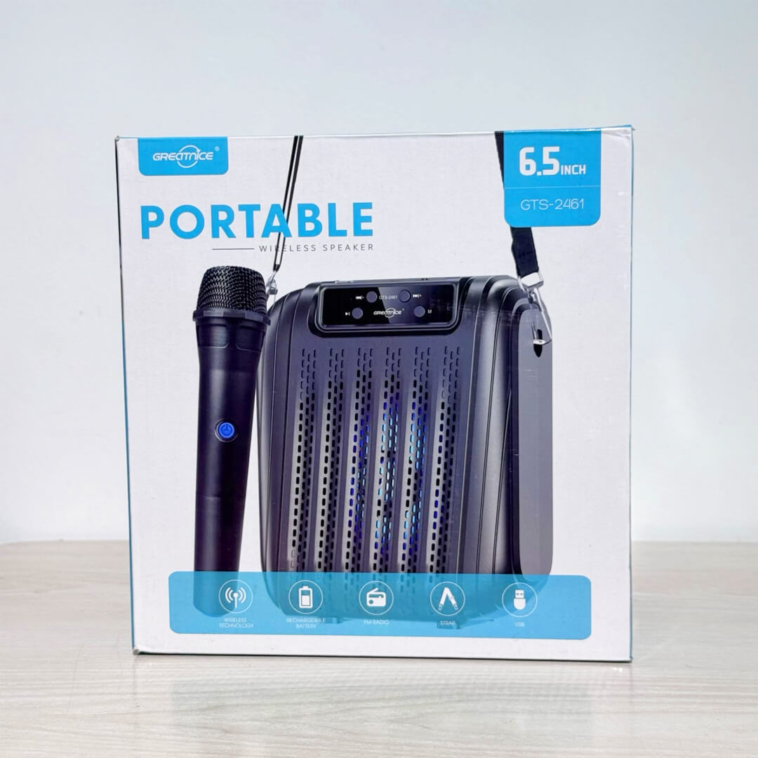 GTS-2461 10W Portable Karaoke Speaker