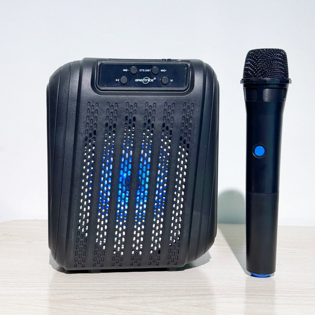GTS-2461 Bluetooth Party Speaker with Blue LED Light