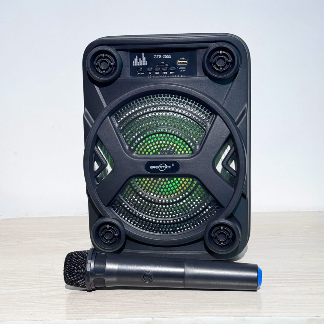 GTS-2555 Bluetooth Speaker with Wireless Microphone